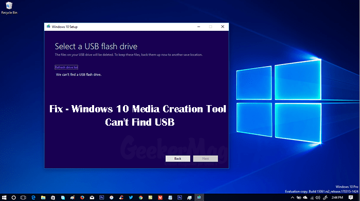 windows 10 usb tool
