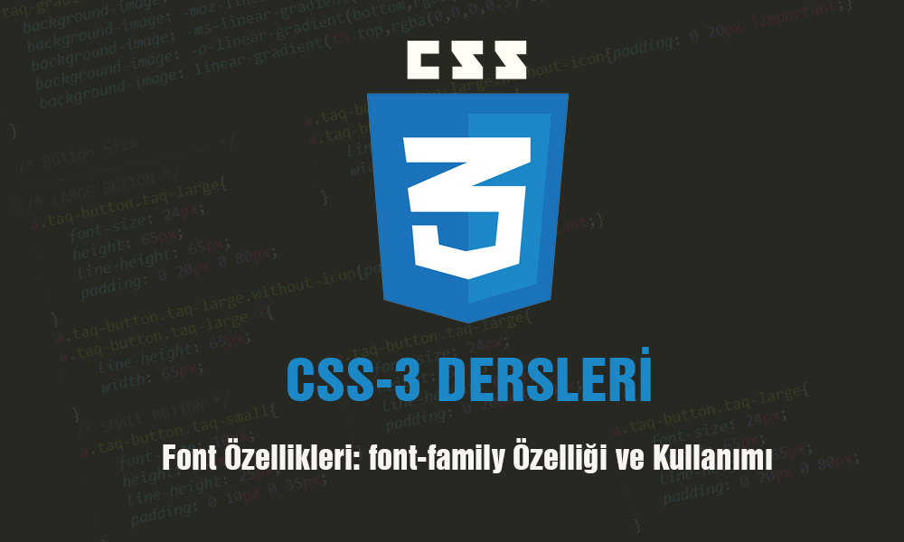 CSS3 Web Fontları Kullanımı.