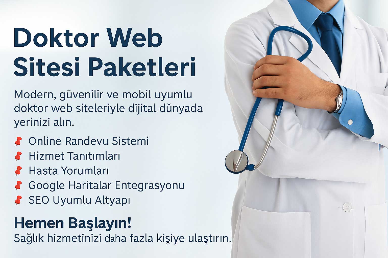 Doktor İnternet Sitesi Kurma