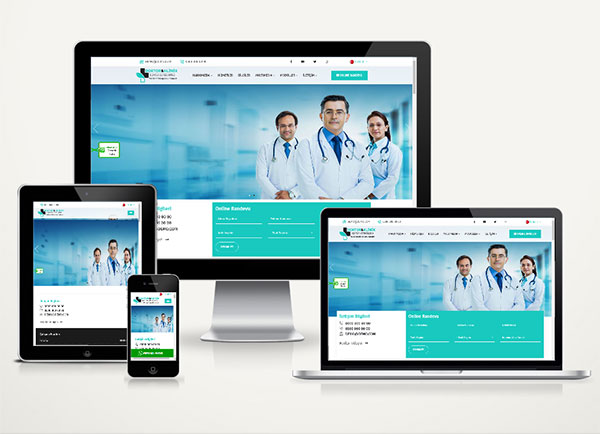 Doktor / Klinik Web Sitesi Paketi Care v