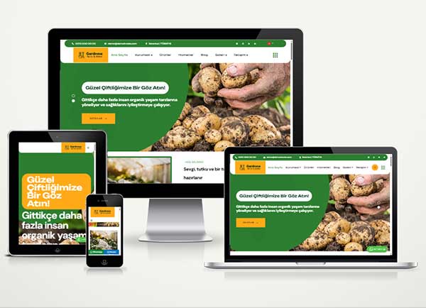 Fidan ve Gübre Üretim Web Sitesi Paketi Botanik