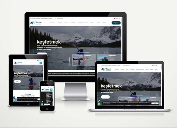 Tur - Gezi Firma Web Sitesi Paketi Voyage